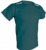 Camiseta Tecnica Vela Aqua Royal - Color Verde Petroleo / Blanco